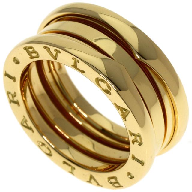 ブルガリ BVLGARI  B-zero1 ビーゼロワン 2バンド #49  リング・指輪 K18イエローゴールド 中古_1