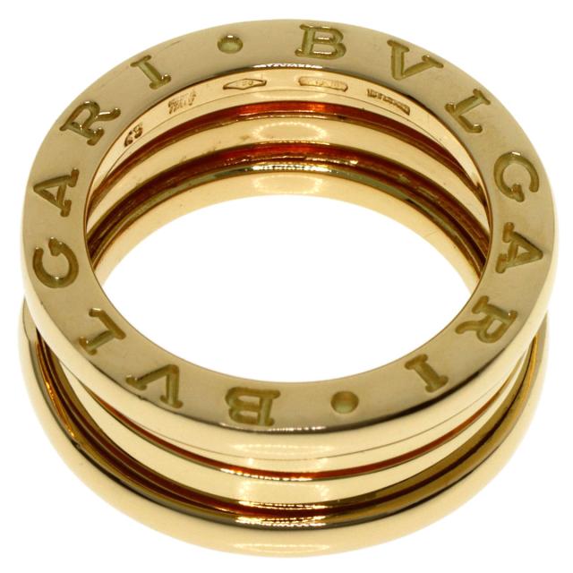 ブルガリ BVLGARI  B-zero1 ビーゼロワン 2バンド #49  リング・指輪 K18イエローゴールド 中古_4