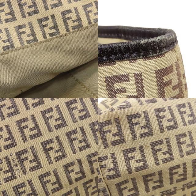 フェンディ FENDI ズッカ柄 トートバッグ キャンバス レディース 中古_7
