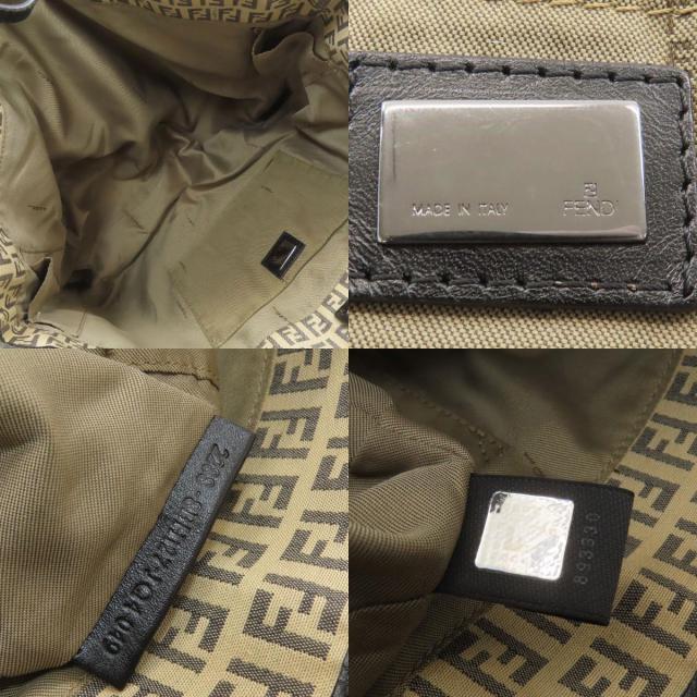 フェンディ FENDI ズッカ柄 トートバッグ キャンバス レディース 中古_5