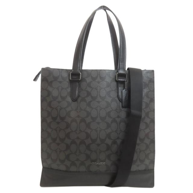 コーチ COACH C3232 シグネチャー 2WAY トートバッグ PVC レディース 中古_1