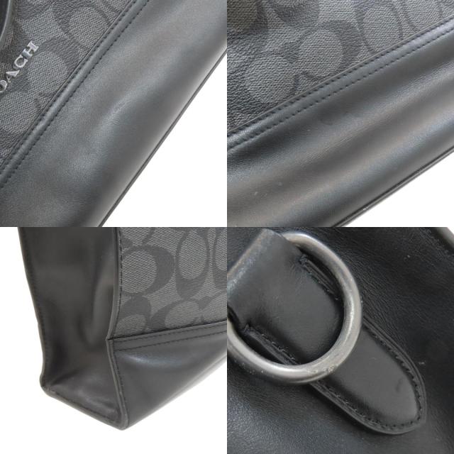 コーチ COACH C3232 シグネチャー 2WAY トートバッグ PVC レディース 中古_6