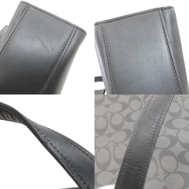 コーチ COACH C3232 シグネチャー 2WAY トートバッグ PVC レディース 中古_7