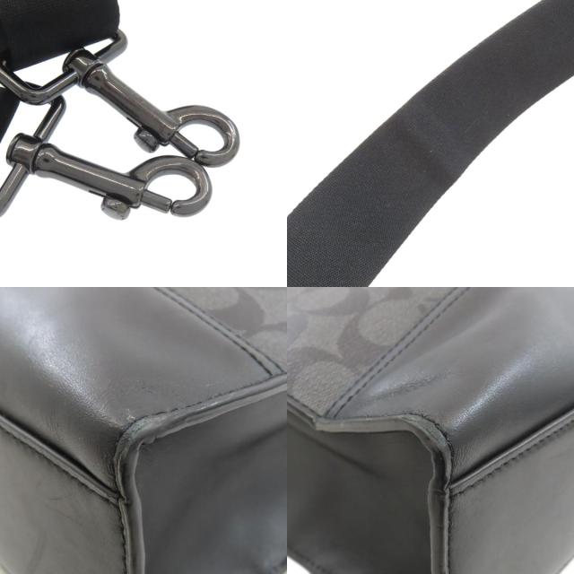 コーチ COACH C3232 シグネチャー 2WAY トートバッグ PVC レディース 中古_8
