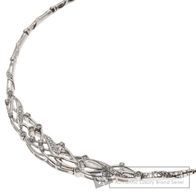 セレクトジュエリー SELECT JEWELRY  ダイヤモンド  ネックレス K18ホワイトゴールド     中古