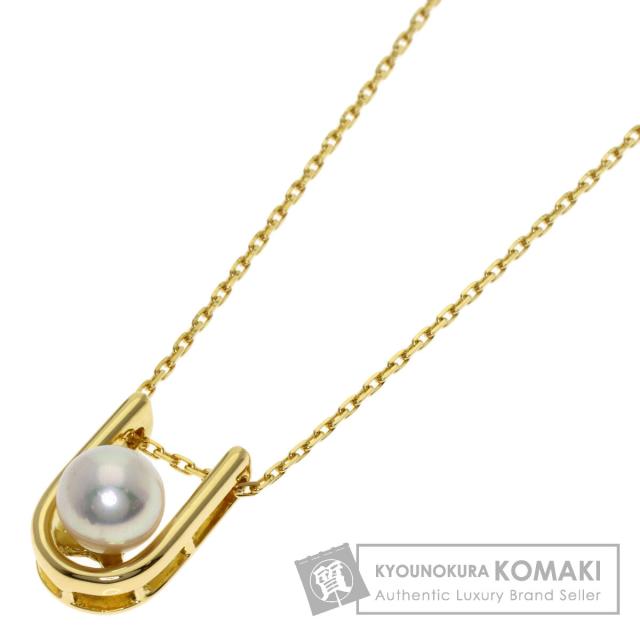 ミキモト MIKIMOTO パール 真珠 ネックレス K18イエローゴールド