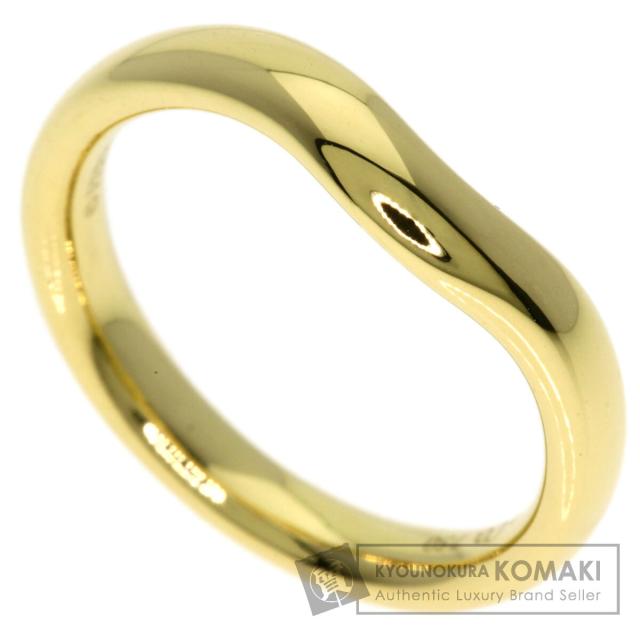 ティファニー TIFFANY&Co. カーブドバンド リング・指輪 K18イエローゴールド レディース 中古