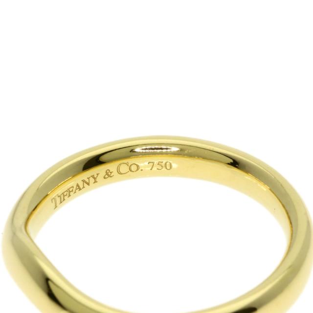 ティファニー TIFFANY&Co. カーブドバンド リング・指輪 K18イエローゴールド レディース 中古_5