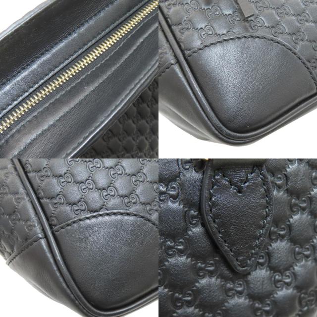 グッチ GUCCI 449241 アウトレット グッチシマ マイクロシマ 2WAY ハンドバッグ レザー 中古_6