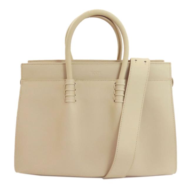 トッズ TODS 2WAY ハンドバッグ レザー レディース 中古_1