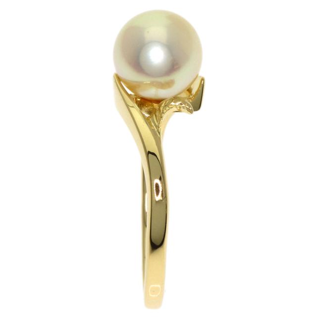 ミキモト MIKIMOTO パール 真珠 リング・指輪 K18イエローゴールド 