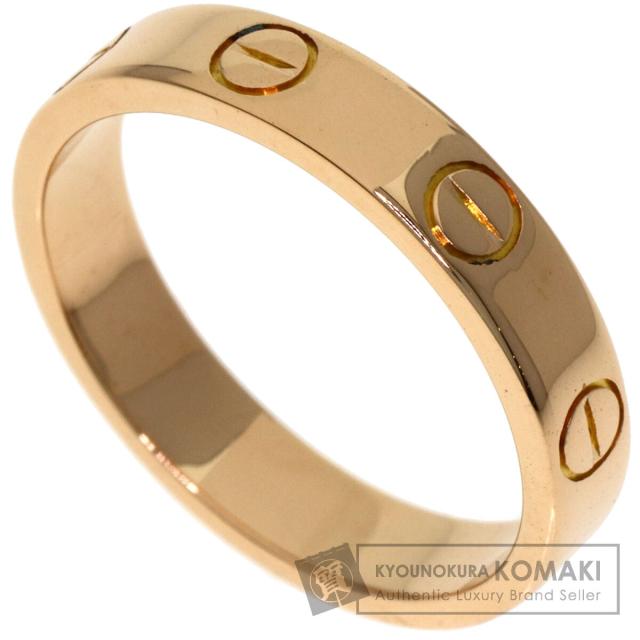 カルティエ CARTIER  ミニ ラブリング #50  リング・指輪 K18ピンクゴールド レディース  中古