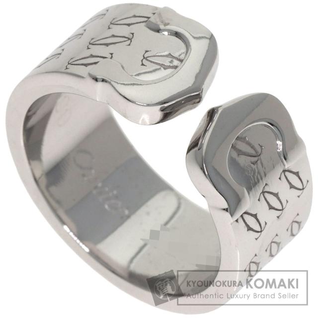 カルティエ CARTIER  2C 2000年 クリスマス限定 #50　  リング・指輪 K18ホワイトゴールド 中古