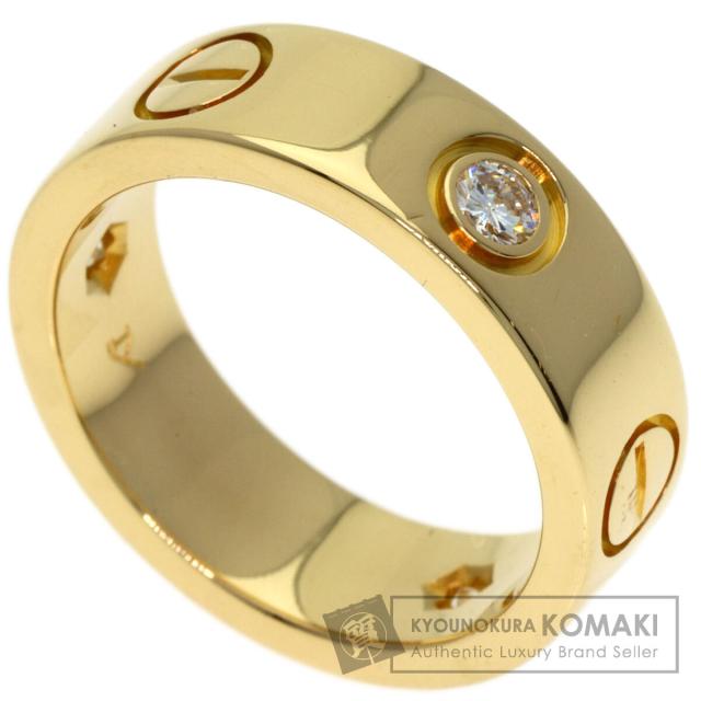 カルティエ CARTIER  ラブリング 3P ダイヤモンド #48  リング・指輪 K18イエローゴールド 中古