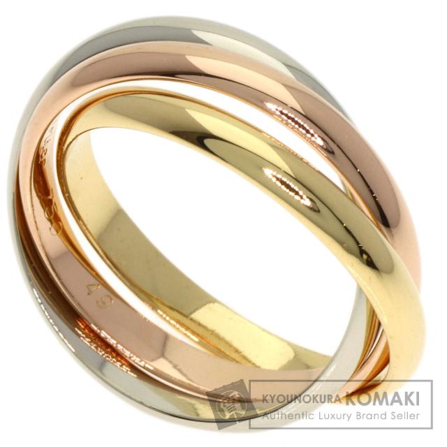 カルティエ CARTIER トリニティ SM #49 リング・指輪 K18イエローゴールド レディース 中古