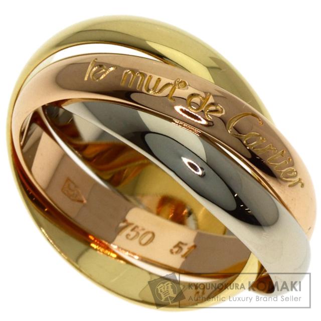 カルティエ CARTIER トリニティ #51 リング・指輪 K18イエローゴールド レディース 中古