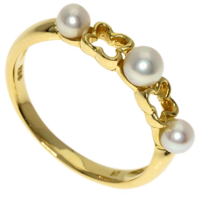 1629 ミキモトペルリータパールリングK18YGイエローゴールド13号 ミキモト MIKIMOTO ペルリータ パール 真珠 リング・指輪 K18イエロー