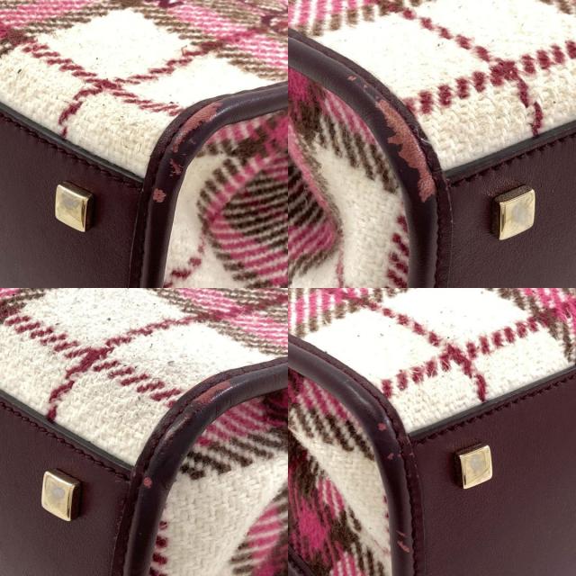 ジミーチュウ Jimmy Choo ヴァレンヌ 2WAY ハンドバッグ ウール レディース 中古_9
