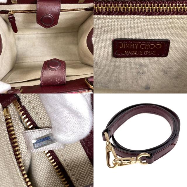 ジミーチュウ Jimmy Choo ヴァレンヌ 2WAY ハンドバッグ ウール レディース 中古_5