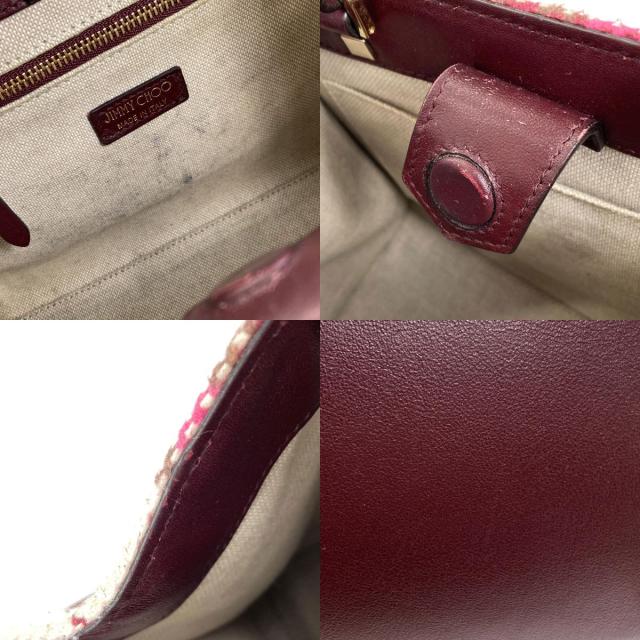 ジミーチュウ Jimmy Choo ヴァレンヌ 2WAY ハンドバッグ ウール レディース 中古_6
