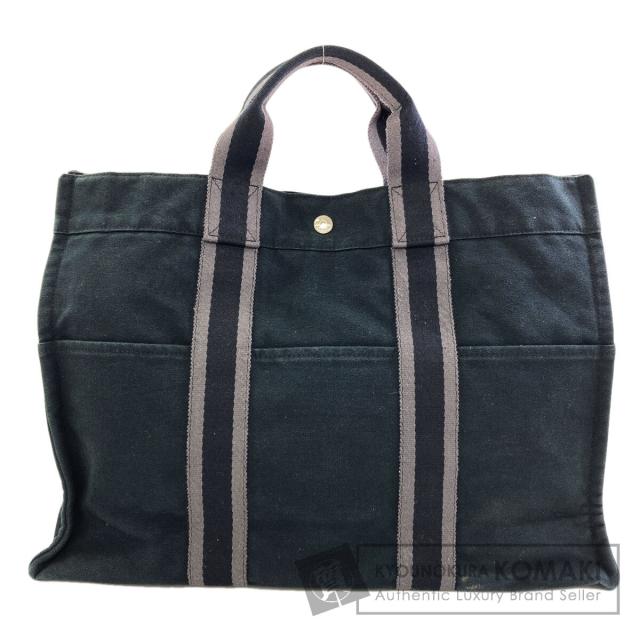 エルメス HERMES  サックフールトゥMM シルバー金具  ハンドバッグ キャンバス レディース  中古