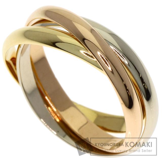 カルティエ CARTIER  トリニティ SM #51  リング・指輪 K18イエローゴールド レディース  中古