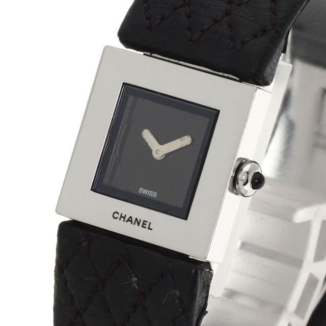 シャネル CHANEL H0116 マトラッセ 腕時計 ステンレススチール 革 レディース 中古_3