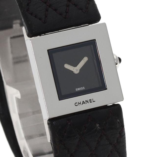 シャネル CHANEL H0116 マトラッセ 腕時計 ステンレススチール 革 レディース 中古_4