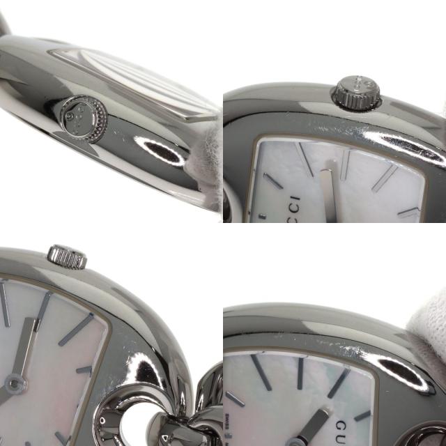 グッチ GUCCI YA121.5 マリーナチェーン 腕時計 ステンレススチール SS レディース 中古_6
