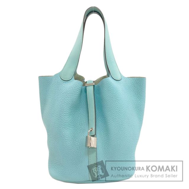エルメス HERMES  ピコタンロックタッチMM シルバー金具  ハンドバッグ トリヨンクレマンス 中古