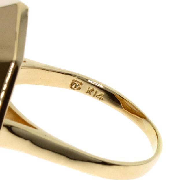 タサキ TASAKI マベパール 真珠 リング・指輪 K14イエローゴールド レディース 中古_5