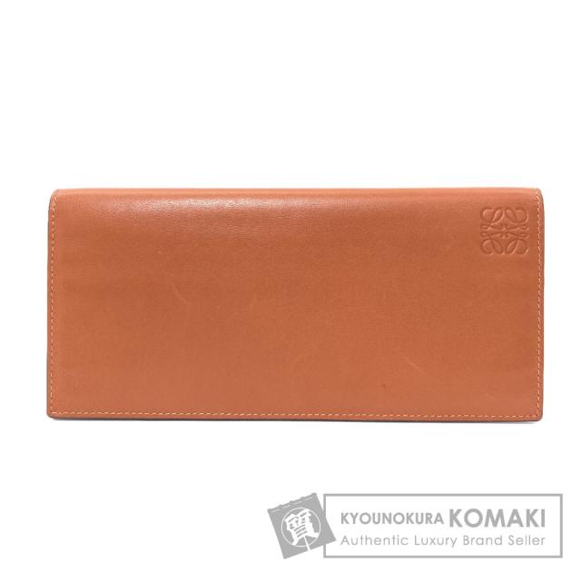 ロエベ LOEWE アナグラム 長財布（小銭入れあり） ラムスキン レディース 中古