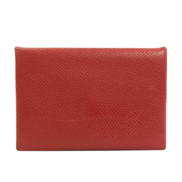 エルメス HERMES カルヴィ シルバー金具 カードケース エプソン レディース 中古_2