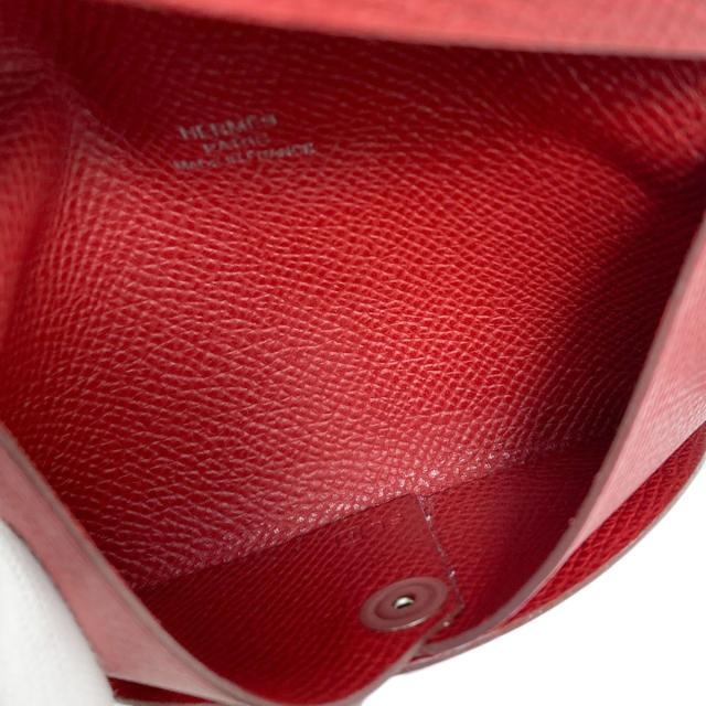 エルメス HERMES カルヴィ シルバー金具 カードケース エプソン レディース 中古_6