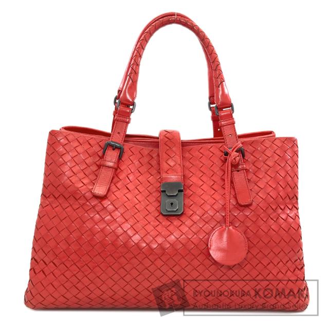 ボッテガヴェネタ BOTTEGA VENETA  イントレチャート  トートバッグ カーフ レディース  中古