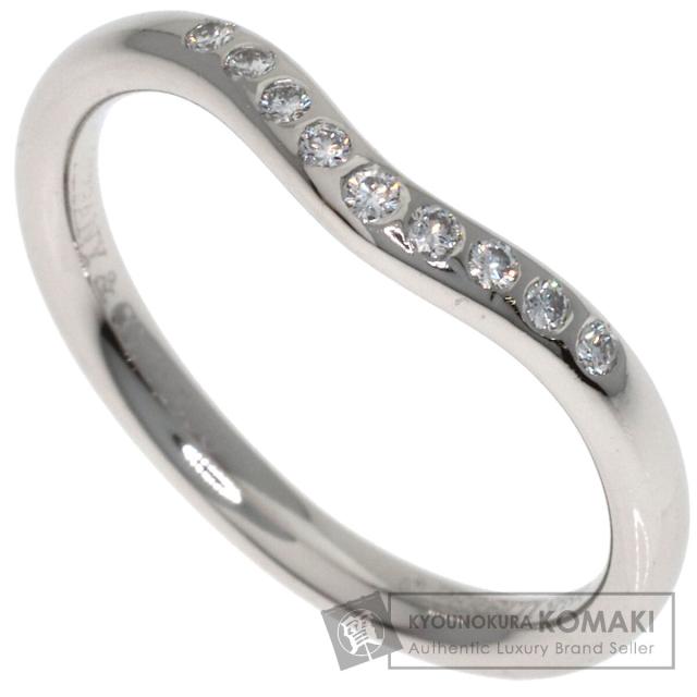 ティファニー TIFFANY&Co. カーブドバンド ダイヤモンド リング・指輪 