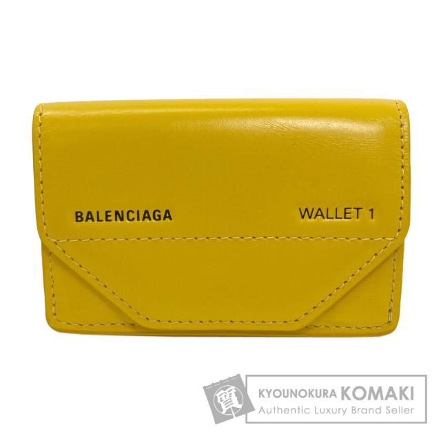 バレンシアガ BALENCIAGA 529098 三つ折り財布 二つ折り財布（小銭入れあり） レザー 中古