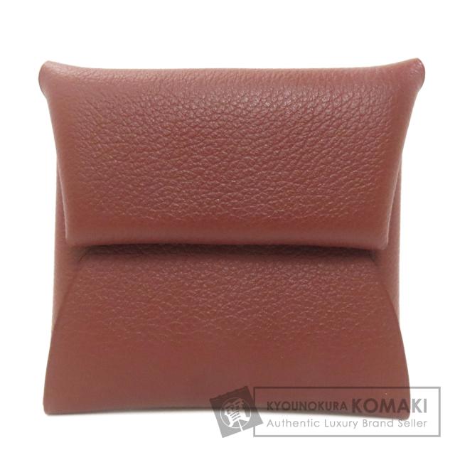 エルメス HERMES バスティア シルバー金具 コインケース エバーカラー レディース 中古