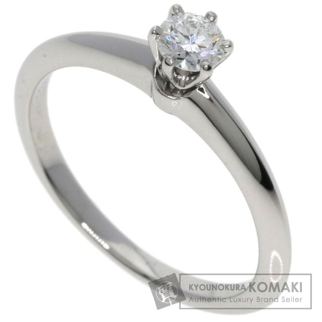 ティファニー TIFFANY&Co. ソリティア ダイヤモンド リング・指輪 プラチナPT950 レディース 中古