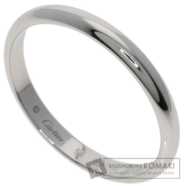 カルティエ CARTIER ウェディング #56 リング・指輪 プラチナPT950 レディース 中古