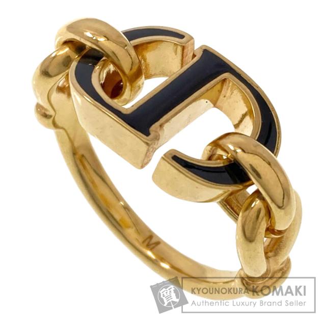 クリスチャンディオール CHRISTIAN DIOR  30 モンテーニュ CDロゴ  リング・指輪 金属製 中古