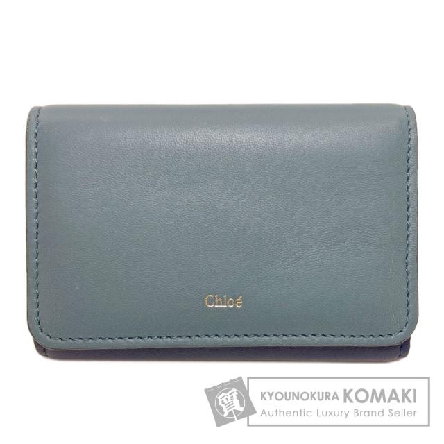 クロエ CHLOE ロゴ キーケース レザー レディース 中古