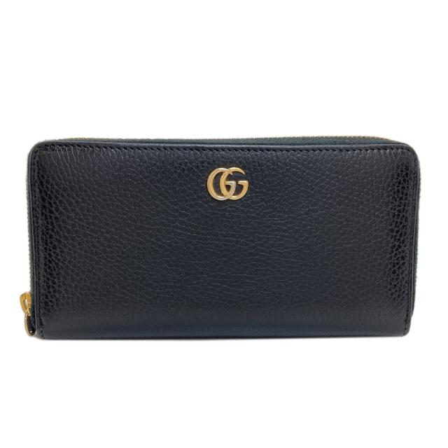 グッチ GUCCI 456117 ダブルG GGマーモント 長財布（小銭入れあり） レザー レディース 中古_1