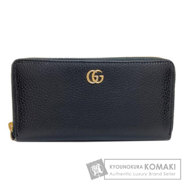 グッチ GUCCI 456117 ダブルG GGマーモント 長財布（小銭入れあり） レザー レディース 中古