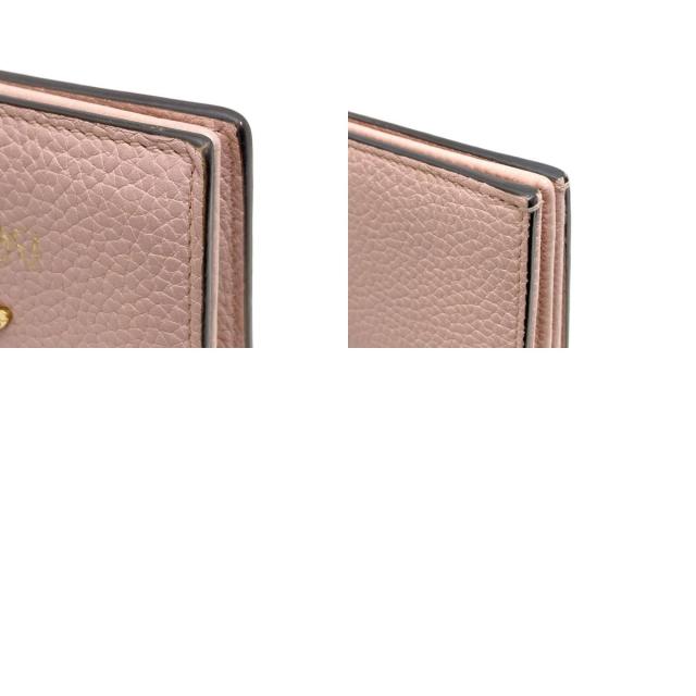 グッチ GUCCI 460185 アニマリエ ビー 二つ折り財布（小銭入れあり） レザー レディース 中古_9