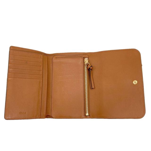 クロエ CHLOE  アルファベット  長財布（小銭入れあり） レザー レディース  中古_4