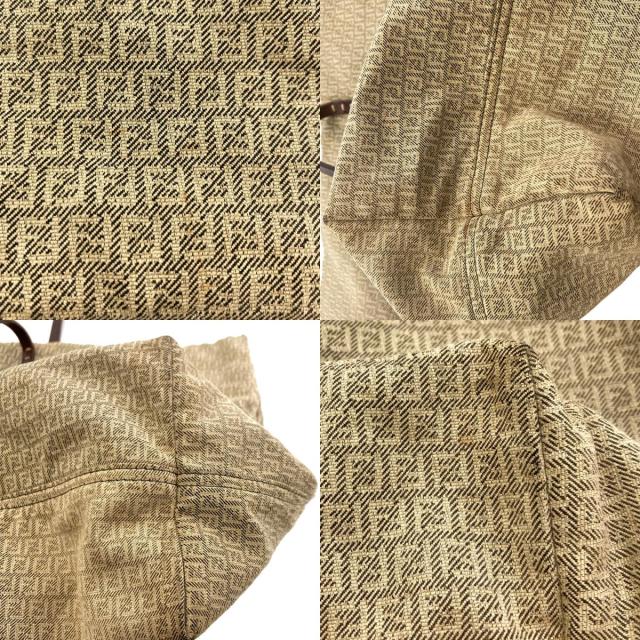 フェンディ FENDI  ズッキーノ  トートバッグ キャンバス レディース  中古_6