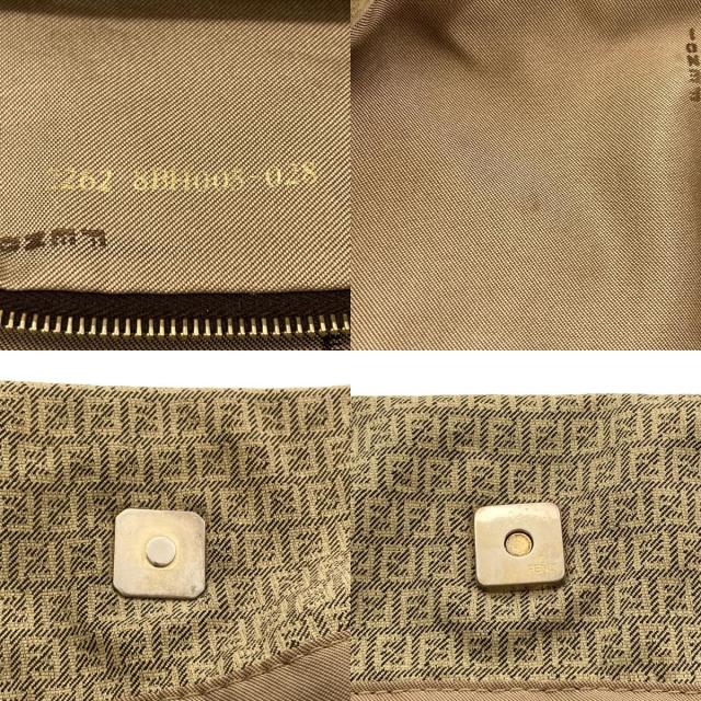 フェンディ FENDI  ズッキーノ  トートバッグ キャンバス レディース  中古_4