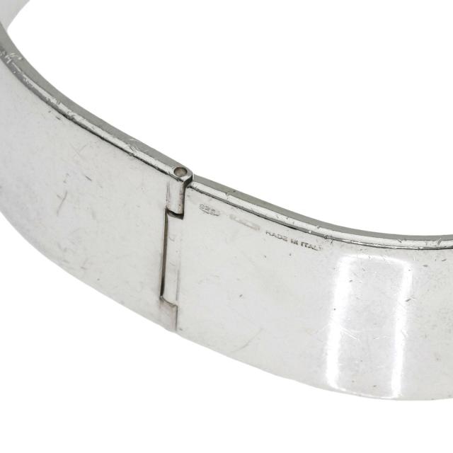 グッチ GUCCI  ロゴ バングル  ブレスレット シルバー レディース  中古_5