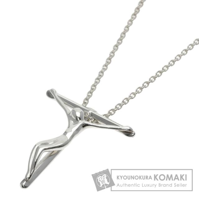 ティファニー TIFFANY&amp;Co.  ロザリオ クロス  ネックレス シルバー レディース  中古